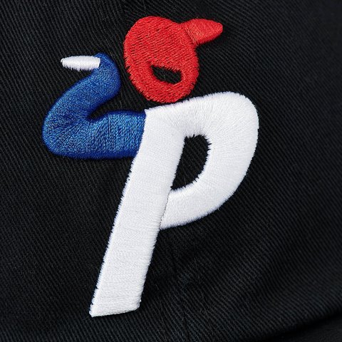 Palace FAUX LEATHER BUNNING MAN SNAPBACK BLACK - Colorway