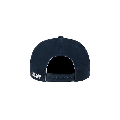 Palace FAUX LEATHER BUNNING MAN SNAPBACK NAVY - Colorway