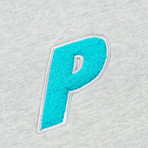 Palace FLEECE TRI-FERG CREW GREY MARL - Colorway