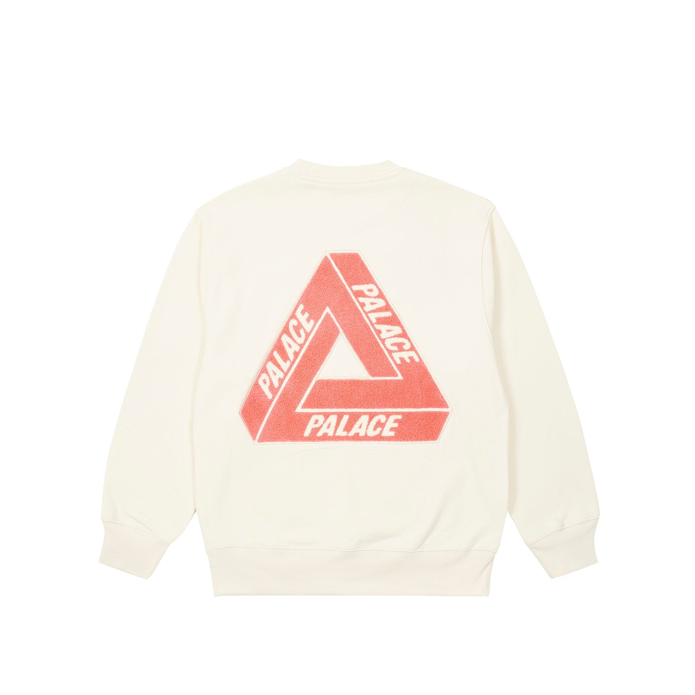 FLEECE TRI-FERG CREW SOFT WHITE