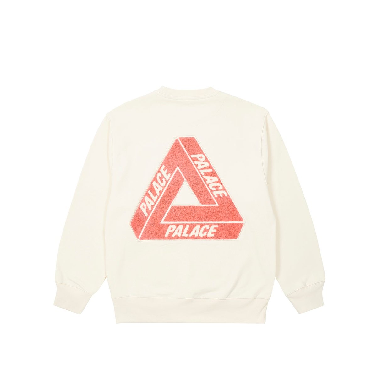 Palace FLEECE TRI-FERG CREW SOFT WHITE (Spring 2023) - $148.00