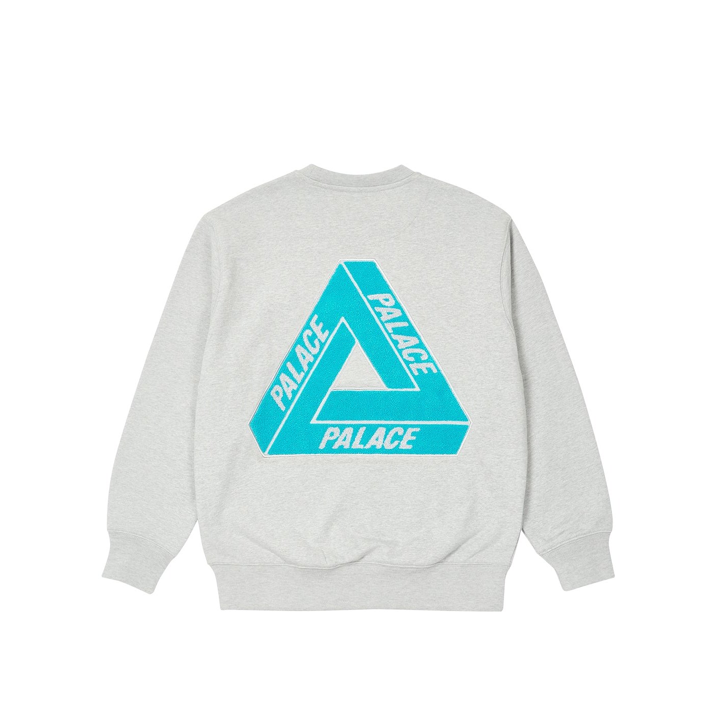 FLEECE TRI-FERG CREW GREY MARL