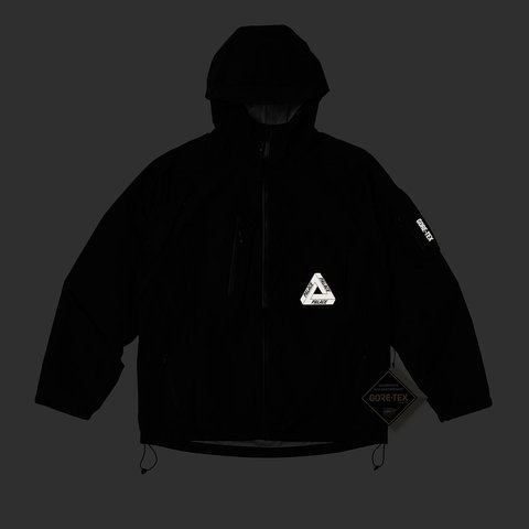 Palace GORE-TEX CARGO JACKET BLACK - Colorway