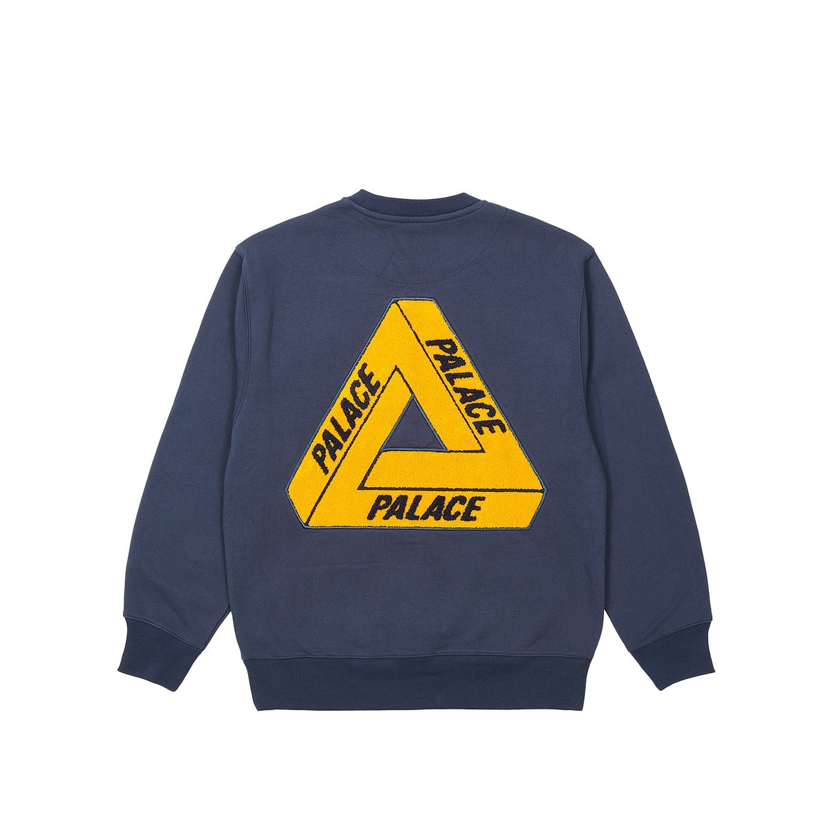 Palace FLEECE TRI-FERG CREW NAVY (Spring 2023) - $148.00