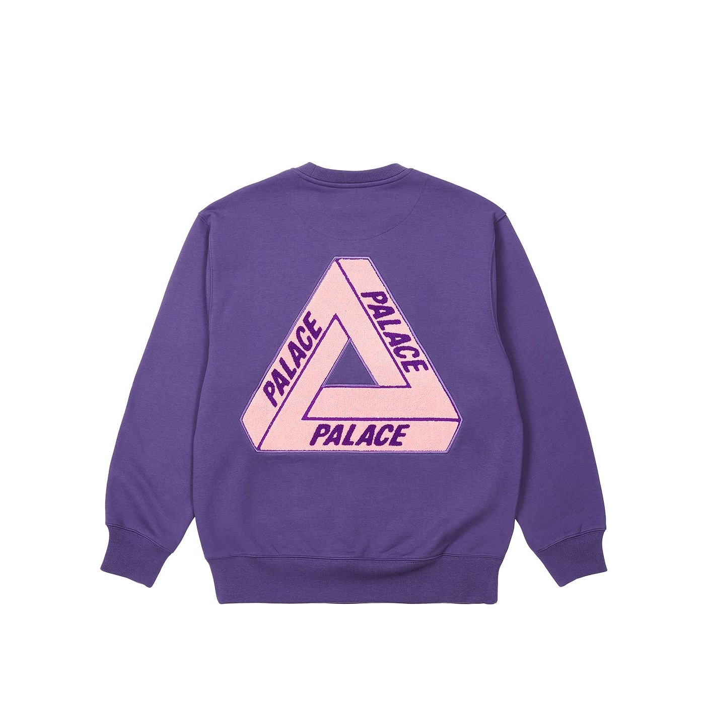 FLEECE TRI-FERG CREW PERFECT PURPLE