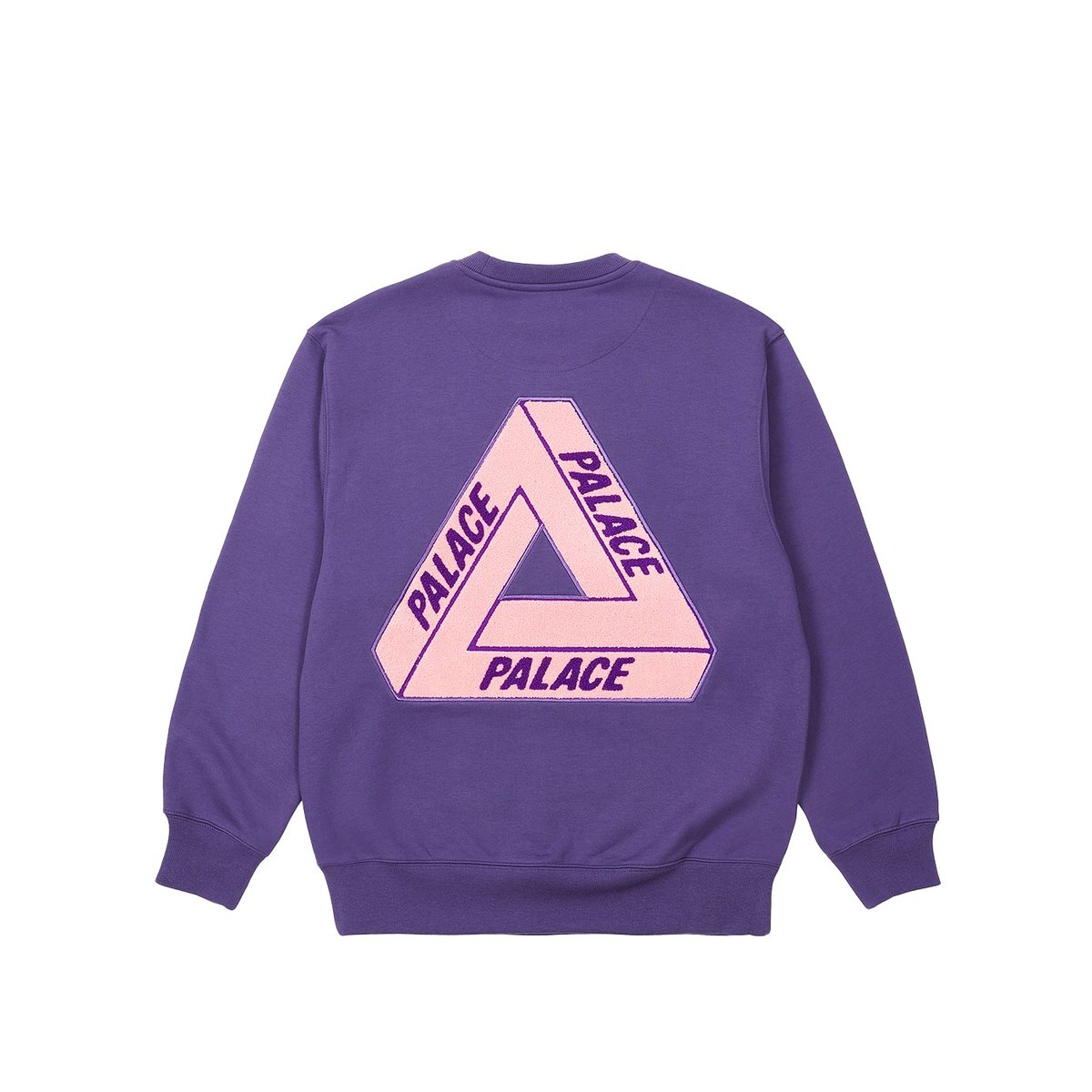 Palace FLEECE TRI-FERG CREW PERFECT PURPLE (Spring 2023) - $148.00