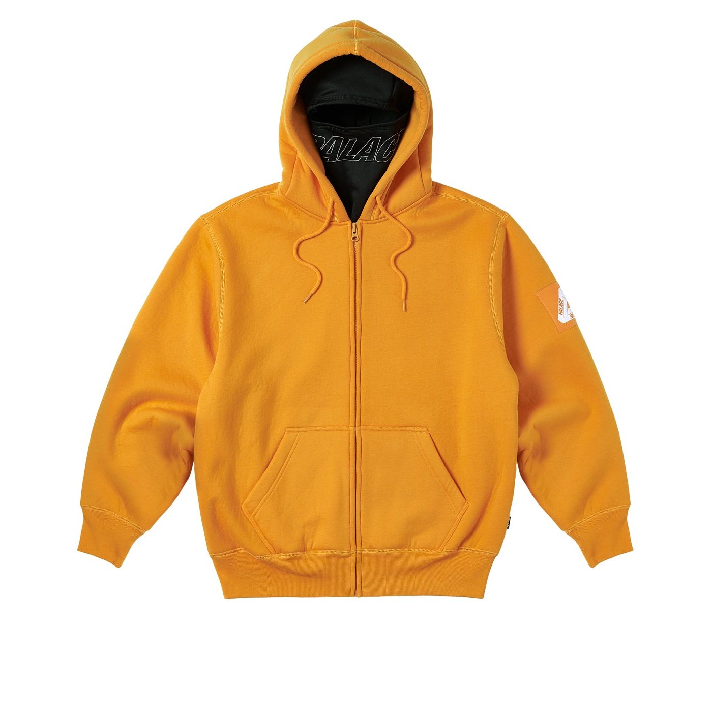 FACEMASK SHEARLING THERMAL HOOD ORANGE