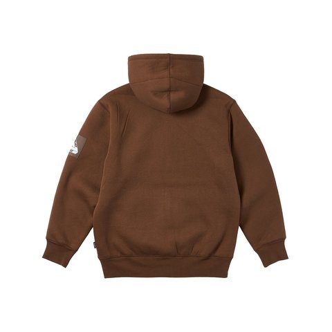 Palace FACEMASK SHEARLING THERMAL HOOD BROWN - Colorway