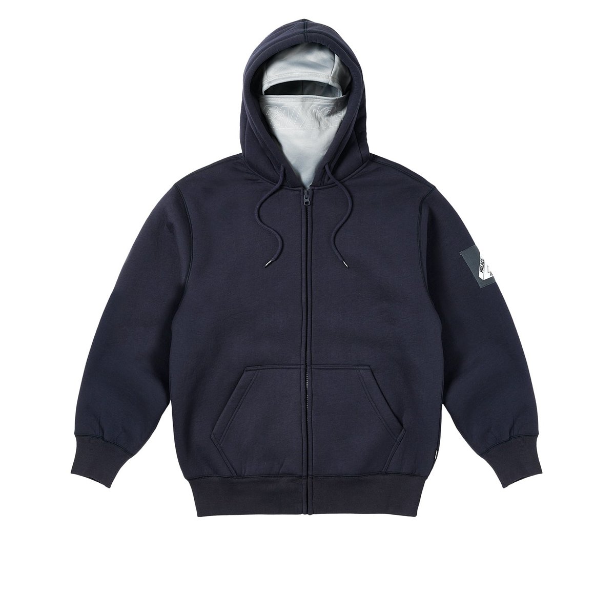 FACEMASK SHEARLING THERMAL HOOD NAVY