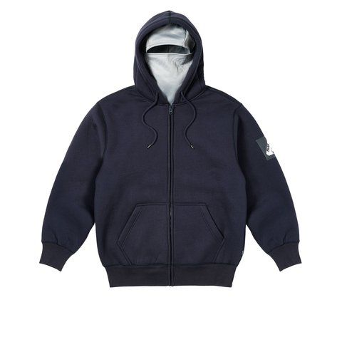 FACEMASK SHEARLING THERMAL HOOD NAVY