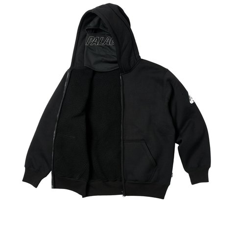 Palace FACEMASK SHEARLING THERMAL HOOD BLACK - Colorway