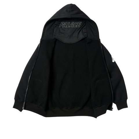 Palace FACEMASK SHEARLING THERMAL HOOD BLACK - Colorway