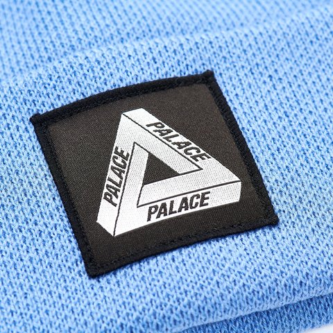 Palace TRI-FERG PATCH BEANIE FLEXY BLUE - Colorway