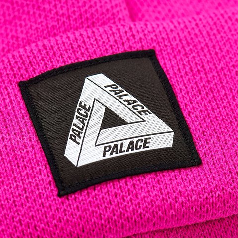Palace TRI-FERG PATCH BEANIE PINK - Colorway