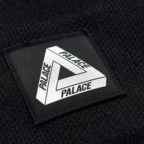 Palace TRI-FERG PATCH BEANIE BLACK - Colorway