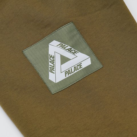 Palace FACEMASK SHEARLING THERMAL HOOD OLIVE - Colorway