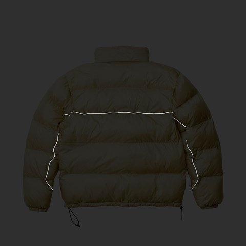Palace PERTEX P90 PUFFA JACKET TAN - Colorway