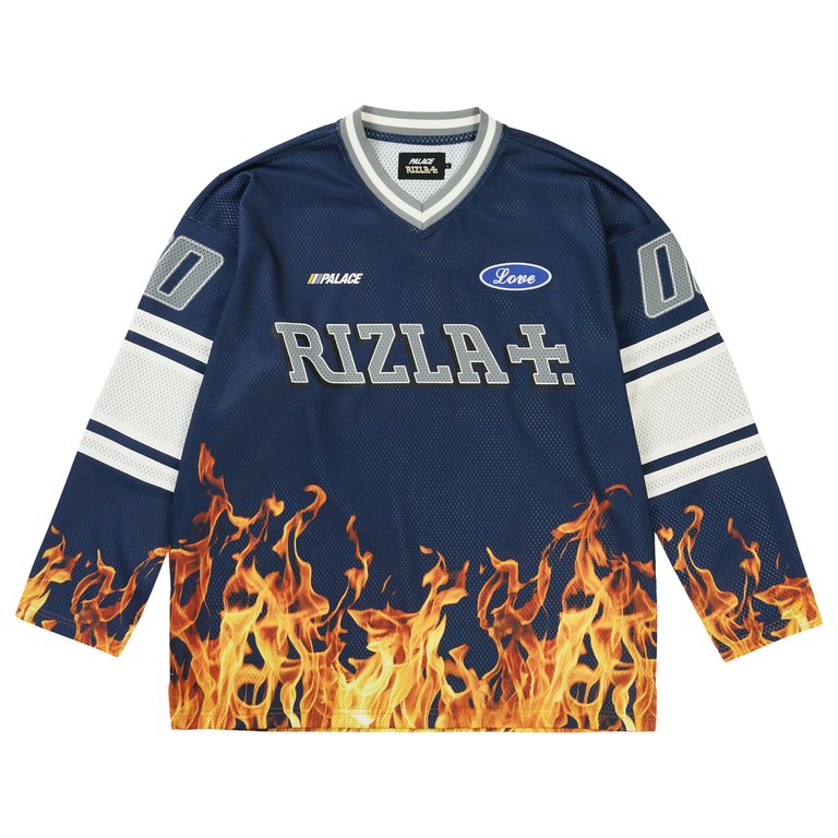 Palace PALACE RIZLA JERSEY NAVY (Palace Rizla 2026)