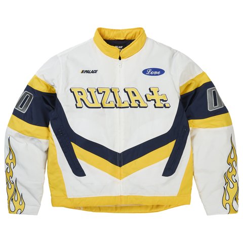 Palace PALACE RIZLA RACE JACKET WHITE