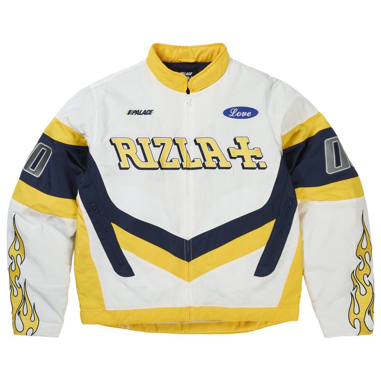 Palace PALACE RIZLA RACE JACKET WHITE (Palace Rizla 2026)