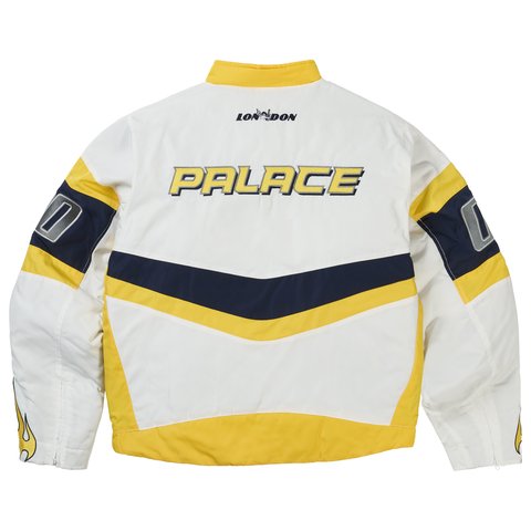 Palace PALACE RIZLA RACE JACKET WHITE - Colorway
