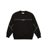 PIPED CREW BLACK