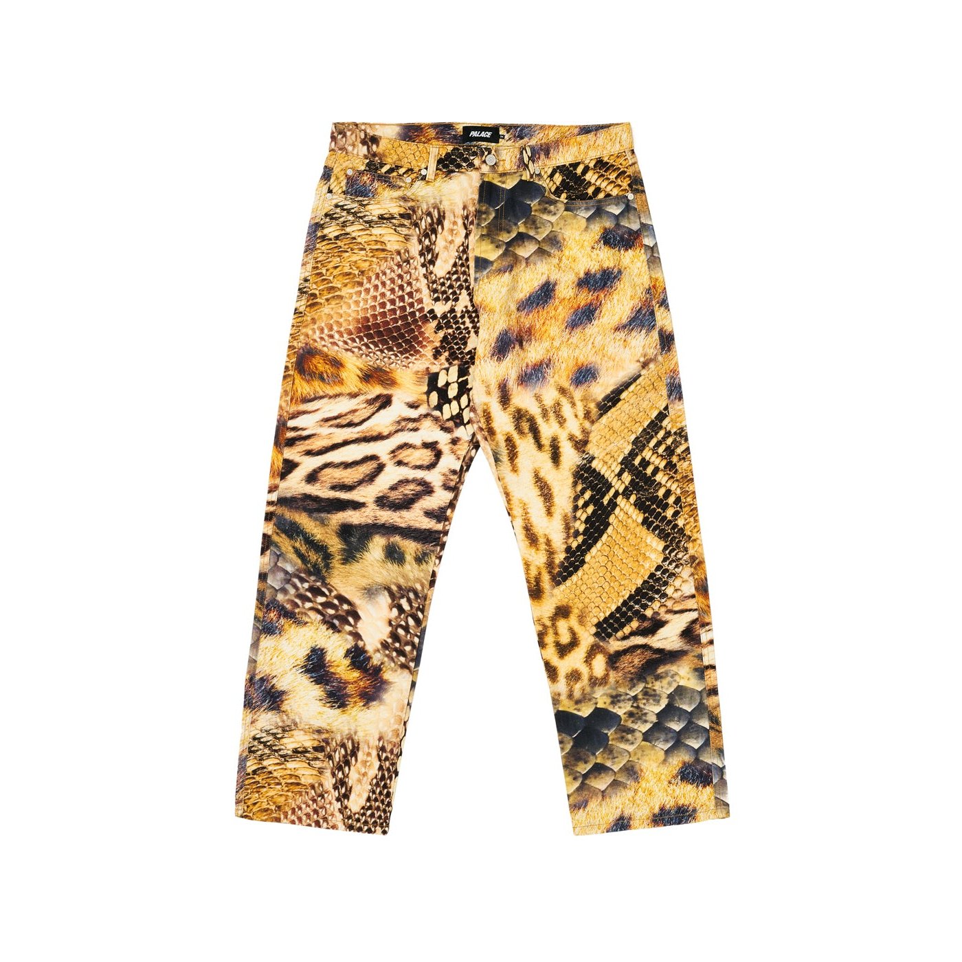 ANIMAL PRINT JEAN YELLOW
