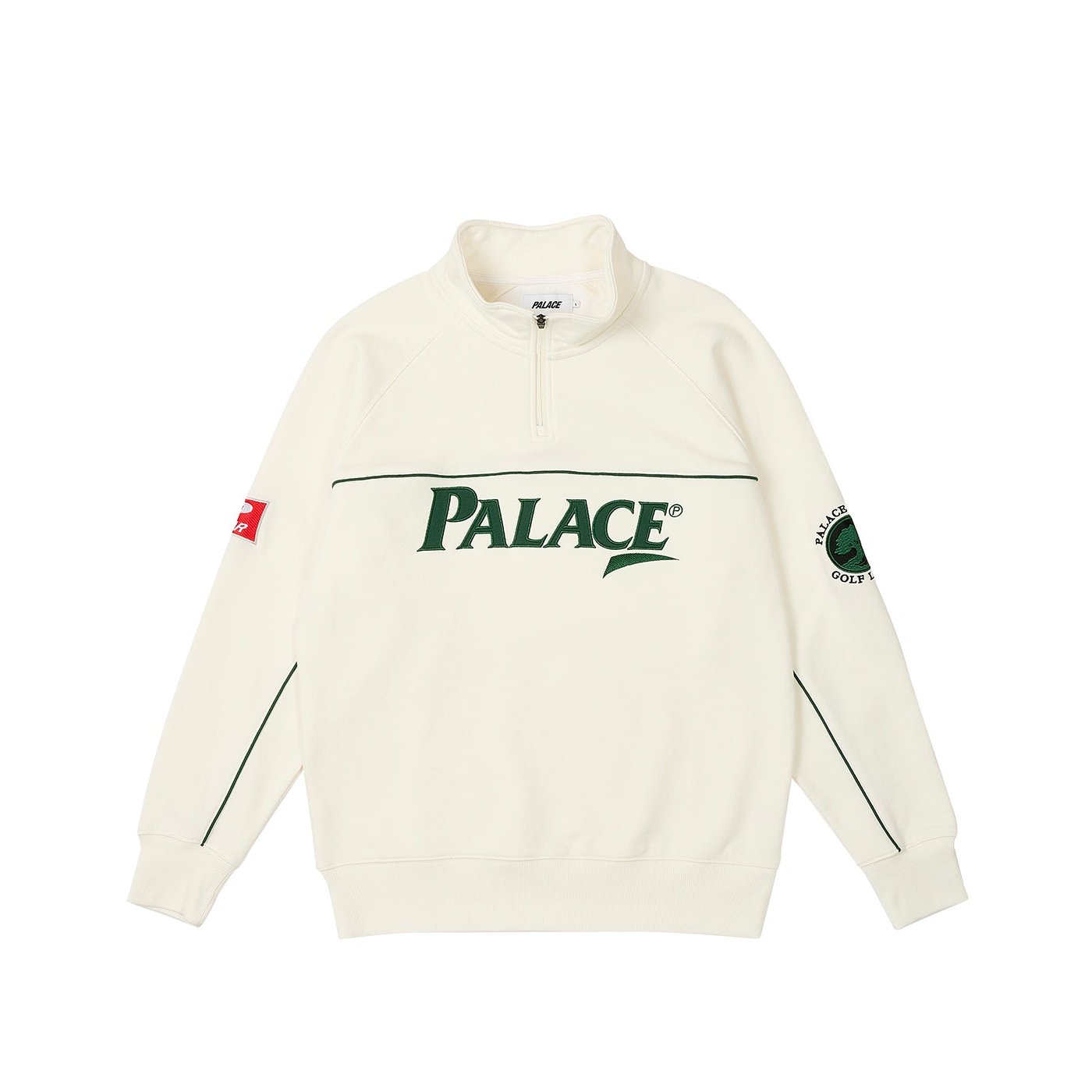 PAR 1/4 ZIP FUNNEL WHITE