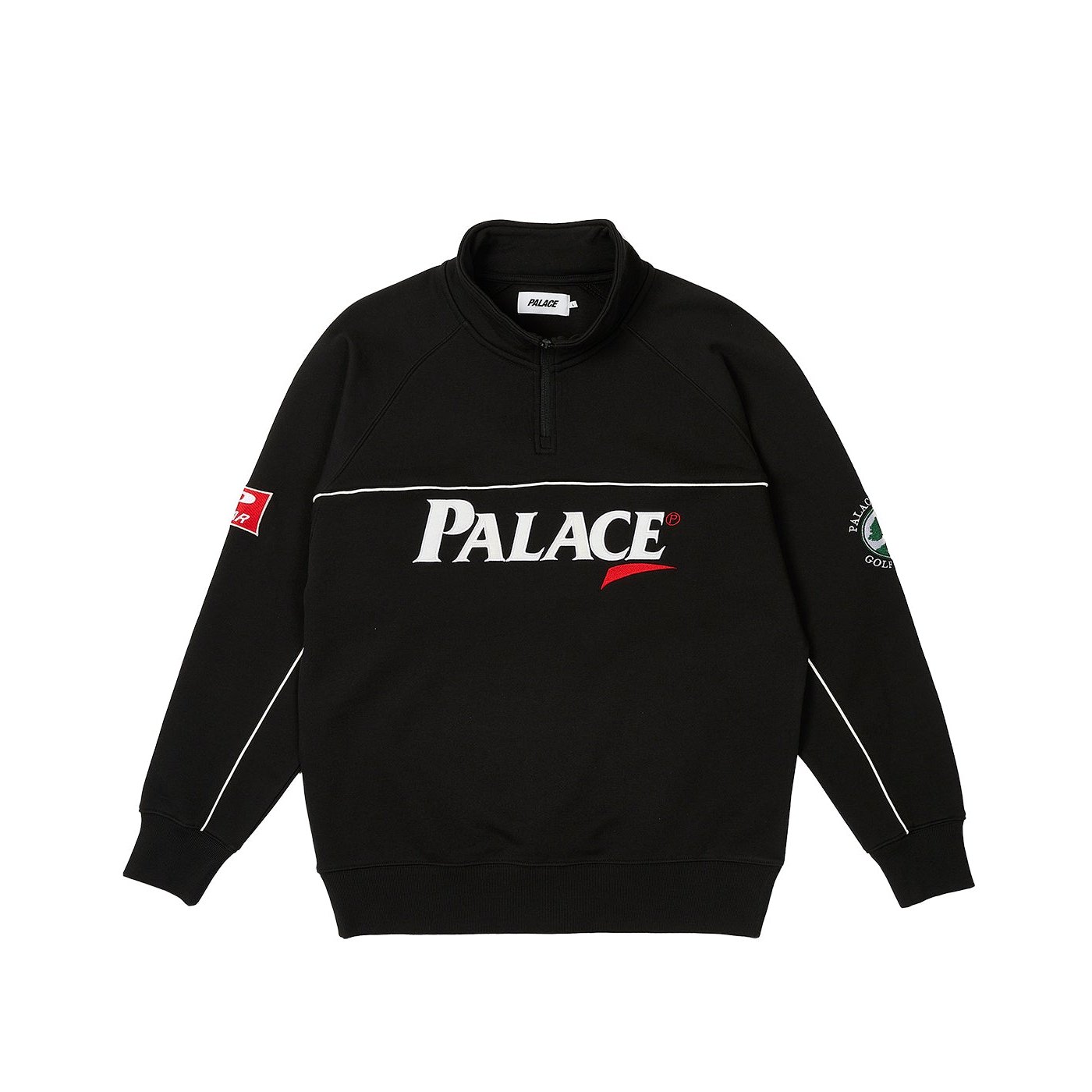 PAR 1/4 ZIP FUNNEL BLACK