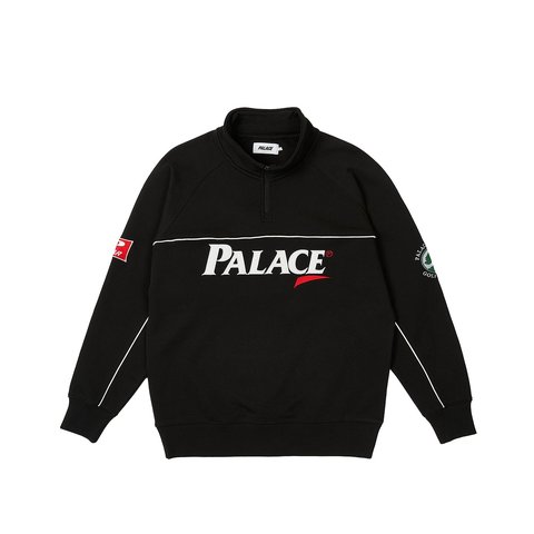 Palace PAR 1/4 ZIP FUNNEL BLACK - $158.00