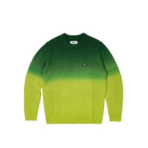 Palace GRADIENT DYE RIB KNIT GREEN