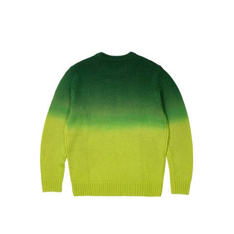 Palace GRADIENT DYE RIB KNIT GREEN - Colorway