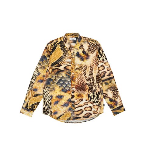 Palace ANIMAL PRINT SHIRT YELLOW