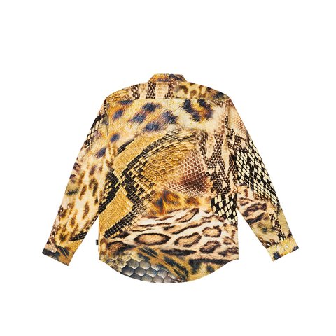 Palace ANIMAL PRINT SHIRT YELLOW - Colorway