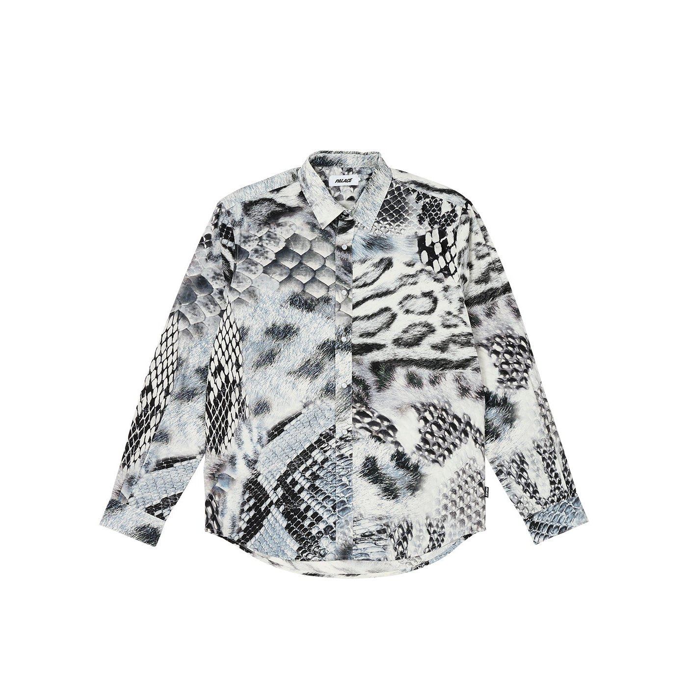 ANIMAL PRINT SHIRT GREY