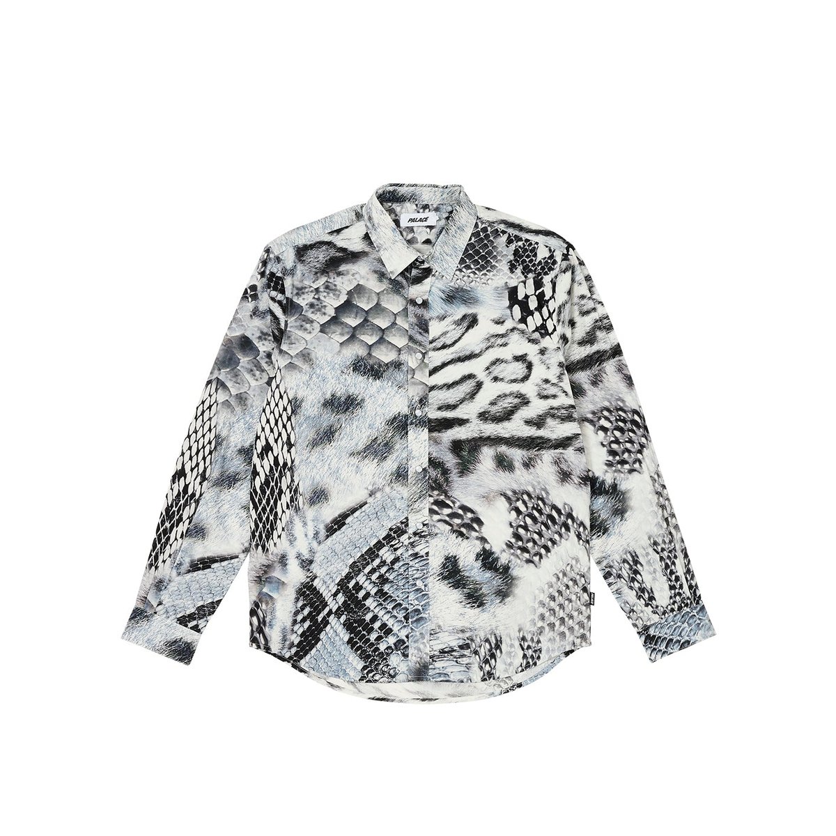 Palace ANIMAL PRINT SHIRT GREY (Autumn 2023) - $168.00