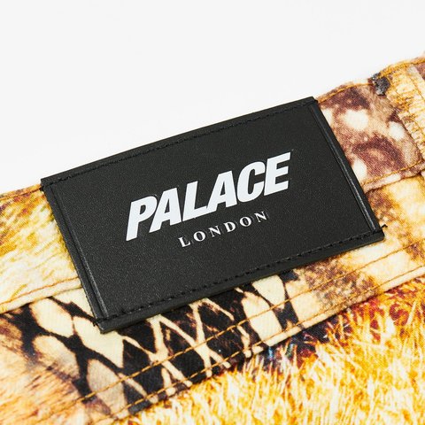 Palace ANIMAL PRINT JEAN YELLOW - Colorway