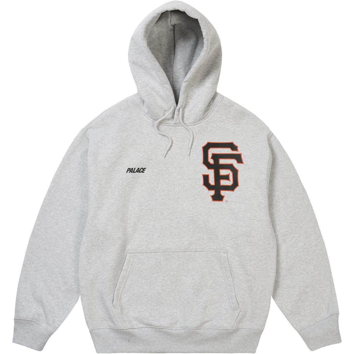 Palace PALACE SAN FRANCISCO GIANTS HOOD GREY MARL (Palace San Francisco Giants 2026)