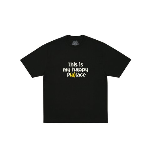 Palace HAPPY PALACE T-SHIRT BLACK - Colorway