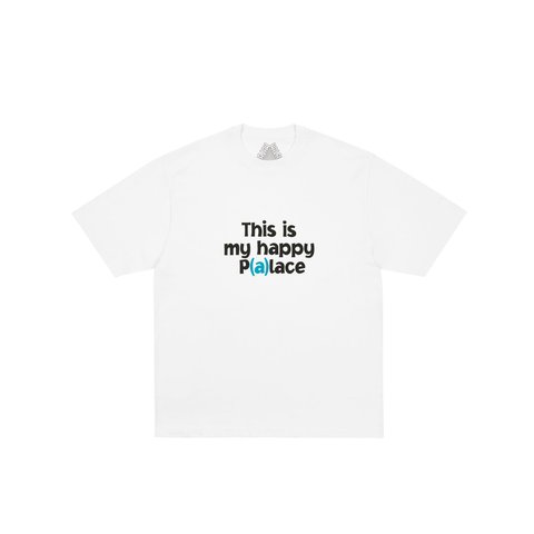 Palace HAPPY PALACE T-SHIRT WHITE - Colorway