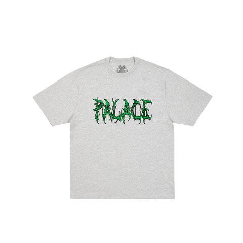 Palace SPACED T-SHIRT GREY MARL - Colorway