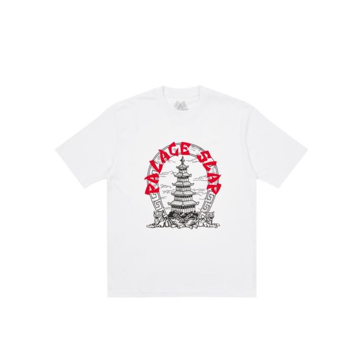 PALACE T-SHIRT SLAP PAGODA WHITE