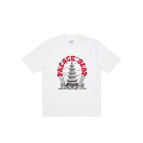 PALACE T-SHIRT SLAP PAGODA WHITE
