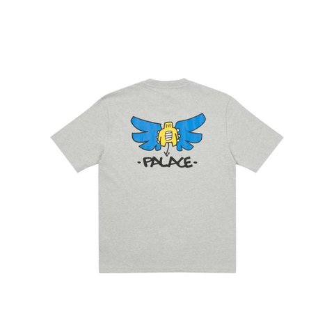 Palace PALACE T-SHIRT SLAPMAG GREY