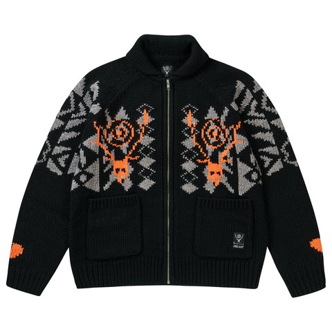 Palace PALACE SOUTH2 WEST8 COWICHAN KNIT BLACK
