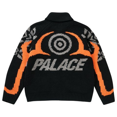 Palace PALACE SOUTH2 WEST8 COWICHAN KNIT BLACK - Colorway
