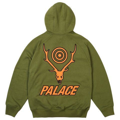 Palace PALACE SOUTH2 WEST8 HOOD OLIVE - Colorway