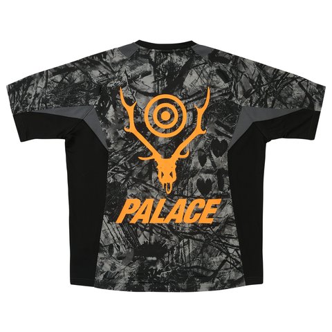 Palace PALACE SOUTH2 WEST8 JERSEY BLACK CAMO - Colorway