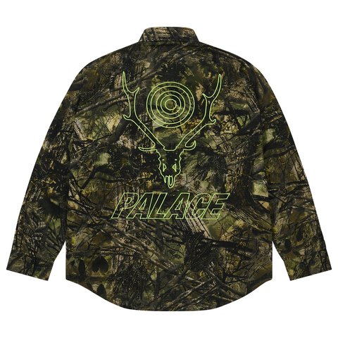 Palace PALACE SOUTH2 WEST8 SHIRT OLIVE CAMO - Colorway