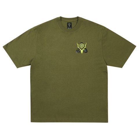 Palace PALACE SOUTH2 WEST8 STAG FERG T-SHIRT OLIVE